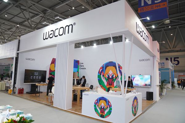 Wacom 展臺(tái)展示多種產(chǎn)品技術(shù)及解決方案