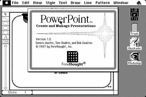 未被收購時的PowerPoint