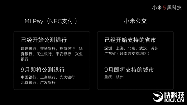 小米支付終于來了：蘋果Apple Pay同款